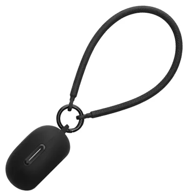 Produktbild von kwmobile Hülle kompatibel mit Anker soundcore P40i Kopfhörer - Silikon Schutzhülle Etui Case Cover - mit Handschlaufe Schwarz