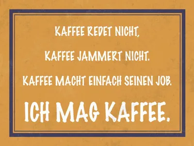 Produktbild von vianmo Holzschild 30x40 cm ich mag Kaffee