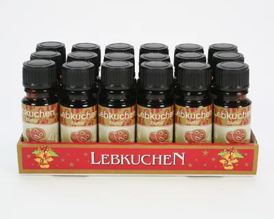 Produktbild von ELINA Duftöl 10ml Lebkuchen in Glasflasche