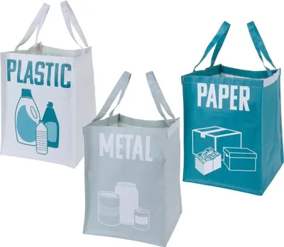 Immagine prodotto di Fodere per bidoni in carta-plastica-metallo Confezione da 3 unità