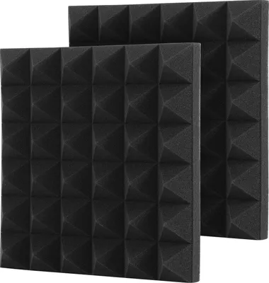 Zdjęcie produktu dla Jopassy 24 akustyczne maty piankowe 30 x 30 x 5 cm | Skuteczna izolacja akustyczna zapewniająca optymalną akustykę | Płytki piankowe