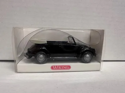 Produktbild von Wiking 1:40 VW Käfer Cabrio schwarz 076201