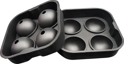Produktbild von Vier Kugeln Silikonform 6 cm Menge: 1