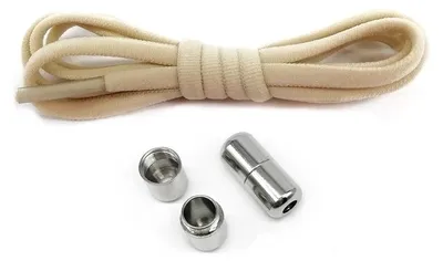 Produktbild von Elastische Schnürsenkel, Sneakers für Kinder und Erwachsene, elastische Schnürsenkel ohne Schnürsenkel (Khaki)