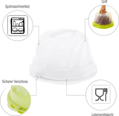 Produktbild von Kuchenbehälter Gugelhupf FRESH, Farbe:Horizon Blue