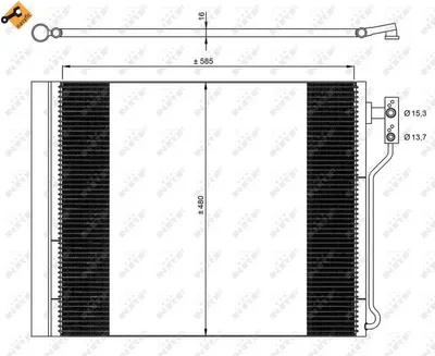 Image de Condensateur De Climatisation Bmw 5 10-
