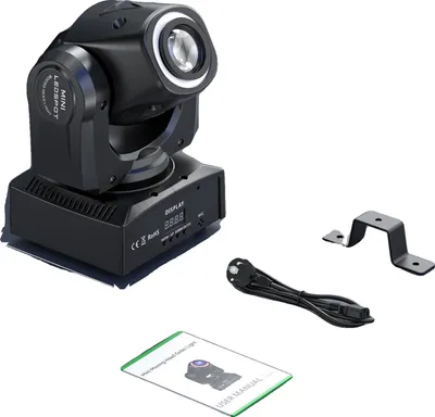 Obrázek produktu pro Pohyblivé světlo, výkon 120 W, 8 vzorů, černé, zástrčka EU