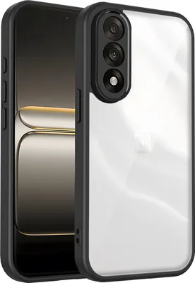 Immagine prodotto di Custodia per OnePlus Nord 5 cover posteriore trasparente con cornice in TPU, antiurto Nero
