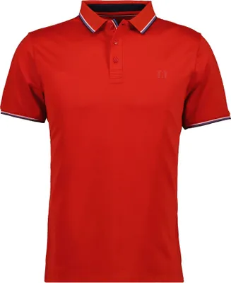 Produktbild von RAGMAN Herren Poloshirt Kurzarm Polokragen Regular Piqué Rot L
