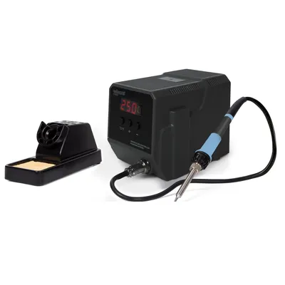 Produktbild von Velleman Lötstation 90W mit LED-Display und keramischem Heizelement, einstellbare Temperatur 50–480