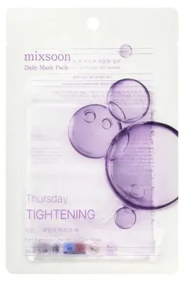 Productafbeelding van Mixsoon Dagelijkse Maskerverpakking, 10 stuks, "Thursday Tightening"