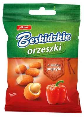 Obrázok produktu pre Beskidzkie Orzeszki ziemne Papryka 70 g