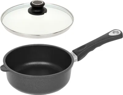 Produktbild von LOTUS GUSS-PFANNE Hochrand-Pfanne Ø 20cm B 15cm H 7,5cm  Germany + Deckel
