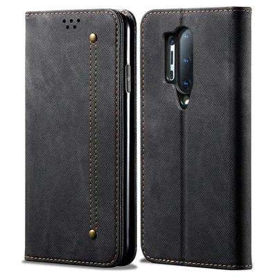 Obrázek produktu pro OnePlus 8 Pro Pouzdro, Kožené Peněženkové Pouzdro s Magnetickým Uzavíráním a Pouzdro s Funkcí Stojánku pro OnePlus 8 Pro OnePlus 8 Pro černé