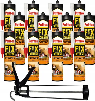 Produktbild von Pattex Montagekleber Fix Extreme Power Weiß 350kg Innen kleben stark