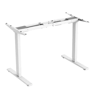 Obrázek produktu pro Rám stolu rozsah 500 mm antikolizní systém bílý 100 kg nosnost Powerton