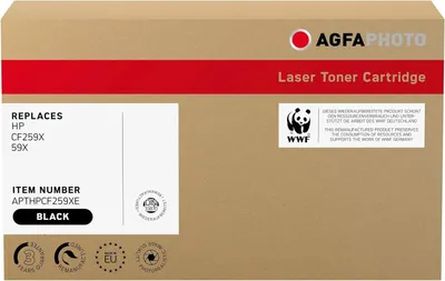 Productafbeelding van AgfaPhoto tonercartridge APTHPCF259XE, compatibel met HP CF259X 59X, zwart