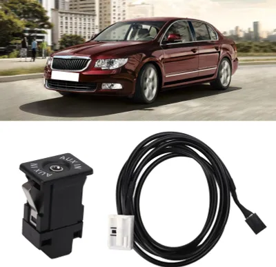 Obrázek produktu pro Auto-AUX kabelový audio adaptér Plug-and-Play náhrada s vysokou odolností pro Spuerb 2008-2011