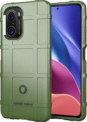 Produktbild von Xiaomi Poco F3 Hülle, LaimTop Weich TPU Silikon Stossfest Anti-rutsch Tasche Heavy Duty Schutzhülle für Xiaomi Poco F3 Grün