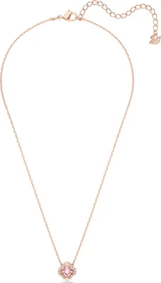 Zdjęcie produktu dla Swarovski 5514488 - Sparkling Dc Necklace Cl - Różowy kolor - Naszyjnik