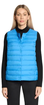Produktbild von Betty Barclay Daunenweste mit 90% Daunenfüllung, Rundhals und Druckknöpfen, 60 cm Gesamtlänge