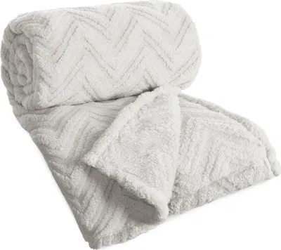 Produktbild von Wohndecke HYGGE, weiche und warme Sofadecke silber 170x210 cm