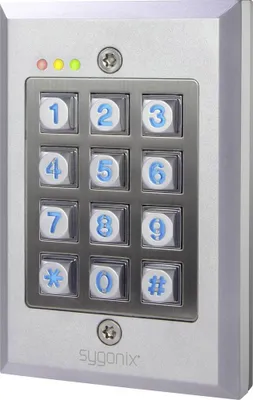 Produktbild von Sygonix Codeschloss Aufputz IP65 mit beleuchteter Tastatur
