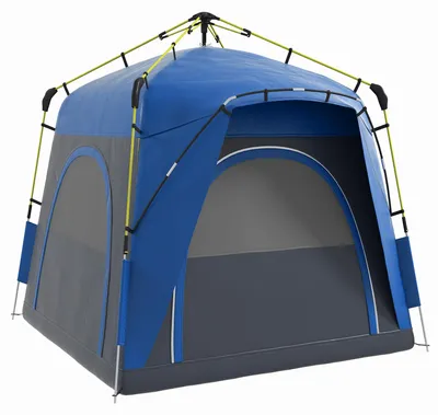 Produktbild von Outsunny Kuppelzelt für 3 Personen leicht, stabil wasserdicht UV 50+ Pop Up