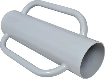 Produktbild von Stahl Pfahlramme mit Griffen, 60 cm, Ø 16 cm, Innen Ø 15 cm, 13 kg, für Holzpfähle 9-14,5 cm