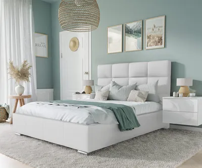 Produktbild von Doppelbett SARA mit hohem Kopfteil 140x200 Madrid 920