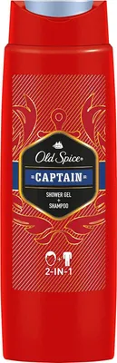 Produktbild von Old Spice Duschgel & Shampoo Captain Herren 2-in-1 Formel 200 ml Frischer Duft