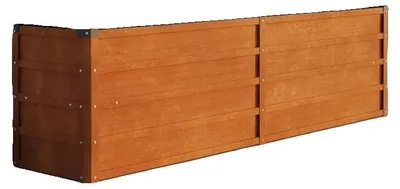Obrázek produktu pro Vyvýšený záhon, ocel Corten, délka 160 cm, šířka 40 cm, výška 45 cm, odolný vůči povětrnostním vlivům