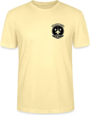 Produktbild von Spreadshirt Top Gun Maverick Fighter Town Jet Logo Uni Bio T-Shirt, 3XL, Creme