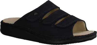 Produktbild von Finn Comfort Korfu, Herren-Pantolette, Herrenschuhe, Leder, Night (Dunkelblau) - Herrenschuhe Sandale / Pantolette, Blau, leder&nbsp