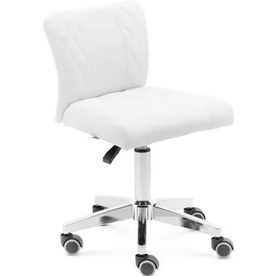 Obrázek produktu pro Expondo physa Stohovatelný stolička s opěrkou - 45 - 59 cm - 150 kg - bílá