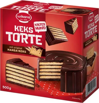 Produktbild von Kalter Hund Kekstorte