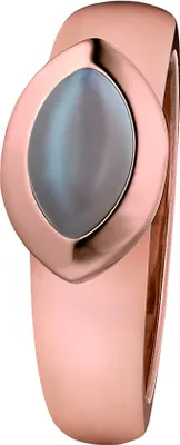 Produktbild von 011814G52 Ring mit grauen Navette Mondstein rosè vergoldet XEN