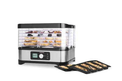Produktbild von Gastroback Design Natural Plus, Schwarz, Edelstahl, Transparent, Edelstahl, LED, 72 h, 310 x 242 mm, 250 W
