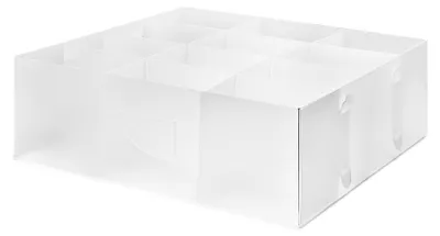 Organisator 12 Fächer, Polypropylen, transparent, 30,5x30,5x10 cm