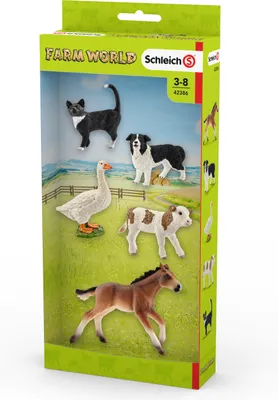 Produktbild von Schleich - Tierfiguren, Farm Word Tier-Mix; 42386