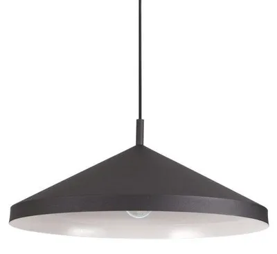 Produktbild von Aufhängung Industrial-Minimal Yurta Metall Schwarz 1 Licht E27 D50