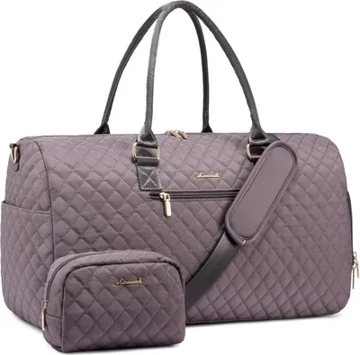 Produktbild von Sporttasche Damen Reisetasche Weekender mit Nassfach, Schuhfach & Kulturtasche