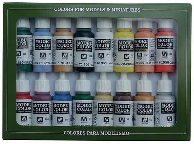 Zdjęcie produktu dla Vallejo 70.140, 17 ml, Czarny, Niebieski, Brązowy, Cielisty, Złoto, Zielony, Pomarańczowy, Fioletowy, Czerwony,..., Matowy, Butelka
