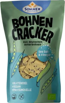 Produktbild von Sommer Bohnen Cracker Sea Salt & Vinegar  100g
