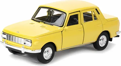 Produktbild von WARTBURG 353 Modellauto 11,7cm aus Metall Modell Auto Spielzeugauto WELLY 31 Kinder Spielzeug Geschenk (Gelb)