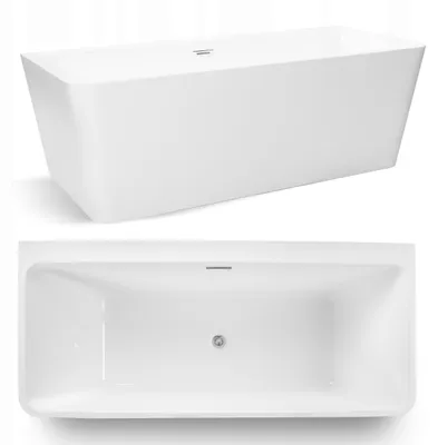 Produktbild von Venus-Badewanne mit Ablauf in der Mitte, 170 x 75 cm