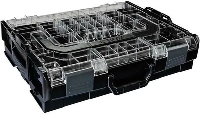 Obrázok produktu pre L-BOXX 102, Čierna, Priehľadná, 378 x 313 x 65 mm, 445 mm, 358 mm, 118 mm, 2,5 kg