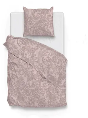 Produktbild von Zo!Home  Paisley di Lino Bettwäsche 135 Shell Nude Abstract Shell-Nude 1 Bettbezug 135x200cm + 1 Kissenbezug 80x80cm