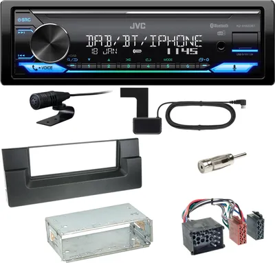 Produktbild von JVC KD-X482DBT Bluetooth DAB USB Einbauset für BMW 5er E39 bis 09/2000