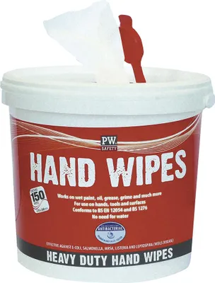 Image de Lingettes Nettoyantes (150 Lingettes) - Blanc - Portwest